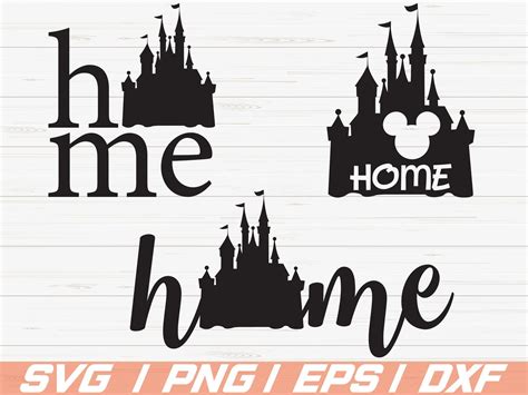 Disney Home Bundle SVG / Disney Castle Home Svg / Disney | Etsy | Disney diy, Disney etsy 