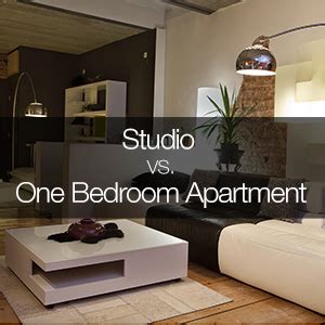 1 bedroom studio, clean, comfortable. Comparison between a Studio and 1 Bedroom Apartment ...