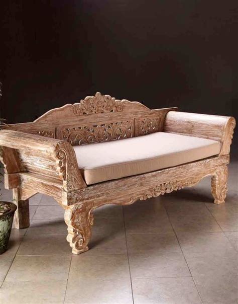 Tips cara memilih desain kursi kayu untuk ruang tamu 1. Bangku teras taman minimalis - Kayu Qita Bangku teras ...