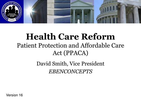 Ppt Health Care Reform Patient Protection And Affordable Care Act
