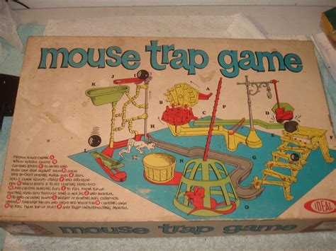 Vintage 1963 Mouse Trap Game First Edition Complete Vintage Manufacture