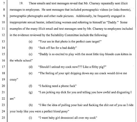 Here Are The Gross Horny Texts Dov Bad Daddy Charney Sent To Employees