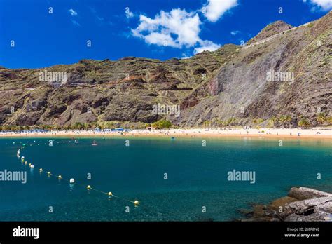 One Of The Best Beaches Of Tenerife Playa De Las Teresitas Spain