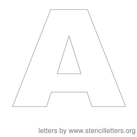 12 Printable Letter Stencils
