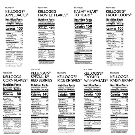 Buy Kelloggs Total Assortments Breakfast Cereal Variety Pack 72