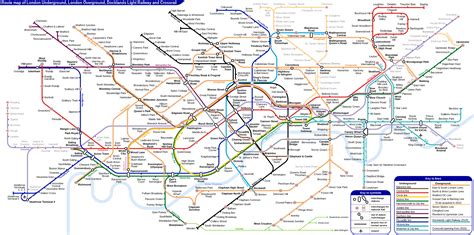 London Underground And Rail Map 
