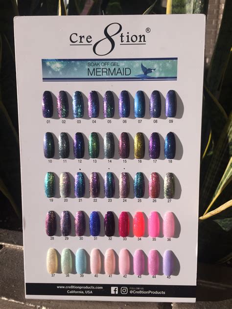 Cre8tion Mermaid Mondays 🧜‍♀️ Gel Nail Polish Colors Gel Polish