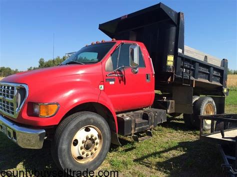 Ford F650 Dump Truck In Red Masardis County Buy Sell Trade