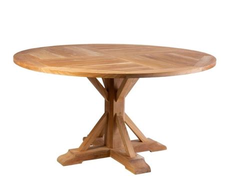 Portofino Outdoor Teak Dining Table Round 150cm