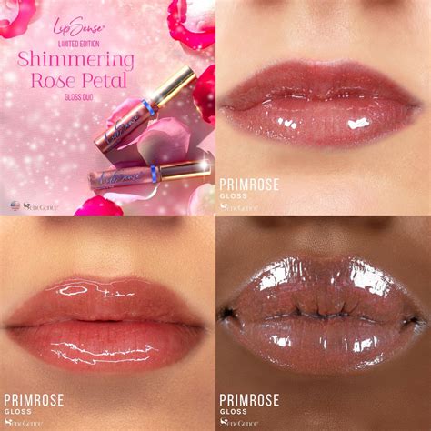 Lipsense Shimmering Rose Petal Gloss Duo Limited Edition