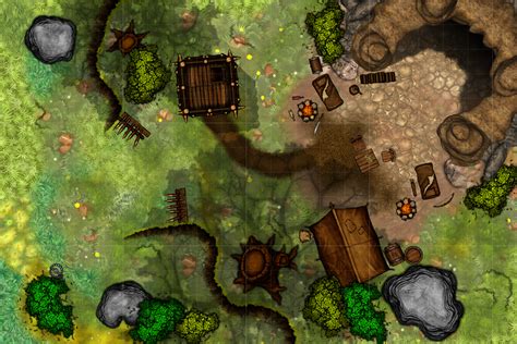 Bandit Cave Map Battlemaps Dungeon Maps Fantasy World Map Porn Sex