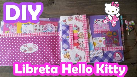 Diy ♥ Libreta De Hello Kitty ♥ Youtube