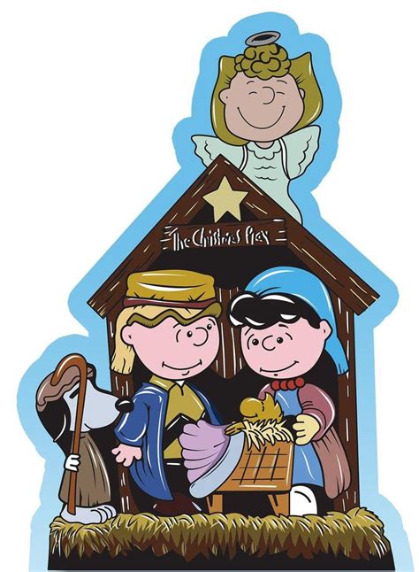 Charlie Brown Nativity Scene Yard Decor Pc006 Etsy Christmas Yard