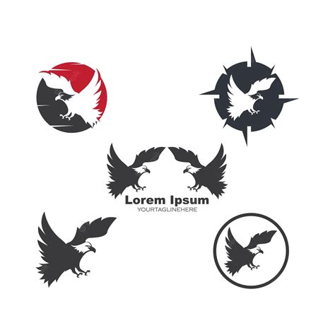 Premium Vector Falcon Eagle Bird Logo Template Vector