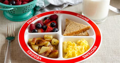 We didn't forget about breakfast! Creating a Balanced Meal with Choose MyPlate | Healthy ...