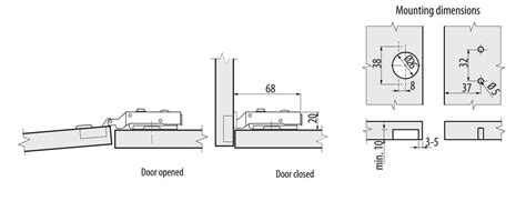 Top rated kitchen cabinet products. GTV SOFT CLOSE WARDROBE KITCHEN CABINET MINI DOOR HINGE ...