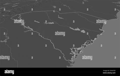 Elevation Map Of South Carolina World Of Light Map