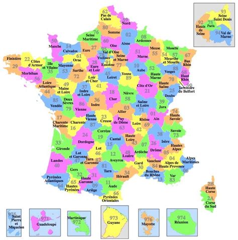 France Nombre De Régions De Communes De Départements
