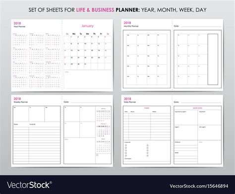 2018 Monthly Planner Weekly Singaporelawpc
