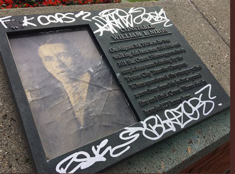 Edmonton Park For Fallen Officers Vandalized With Anti Police Graffiti To Do Canada