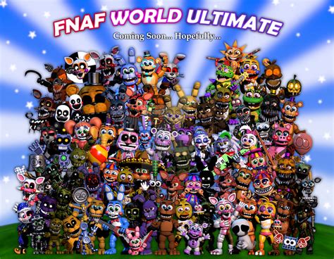 Fnaf World Ultimate Group Teaser Wip By Legofnafboy2000 On Deviantart