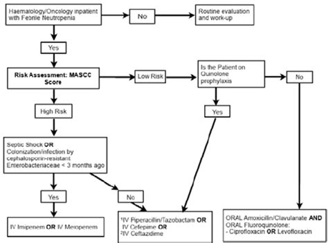 A Algorithm For The Initial Management Of Febrile Neutropenia