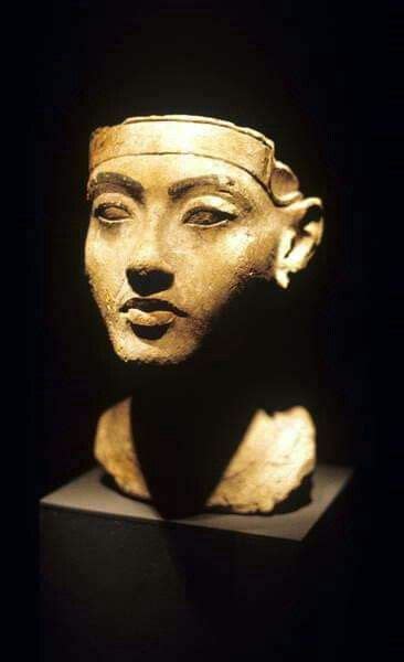 bust of amarna a king possibly smenkhkare or tutankhamun limestone amarna period new kingdom