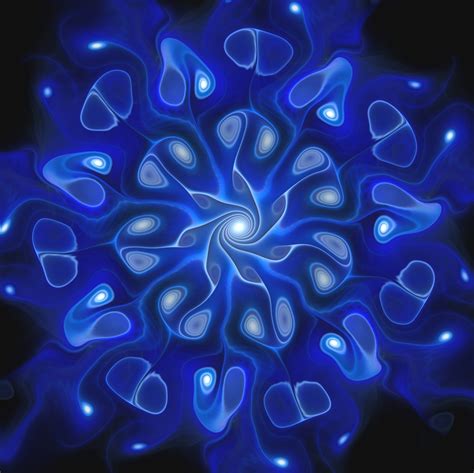 Blue Abstract Flower Free Stock Photo Public Domain Pictures