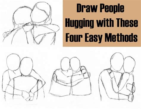 How Do I Draw People Hugging In An Extra Easy Way Lets Draw Today In 2022 People Hugging