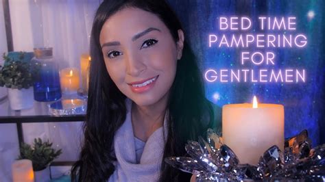 asmr bedtime pampering for men asmr whisper inaudible mouth sounds youtube