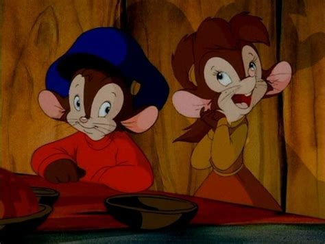 Fievel And Tanya An American Tail Fievel Goes West C 1991 Amblin
