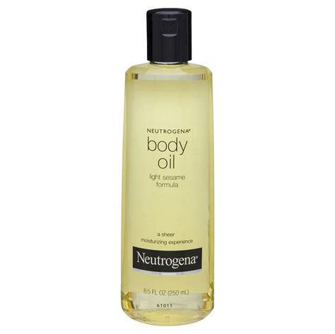 Neutrogena Moisturizing Body Oil Light Sesame Formula Fragrance 250ml