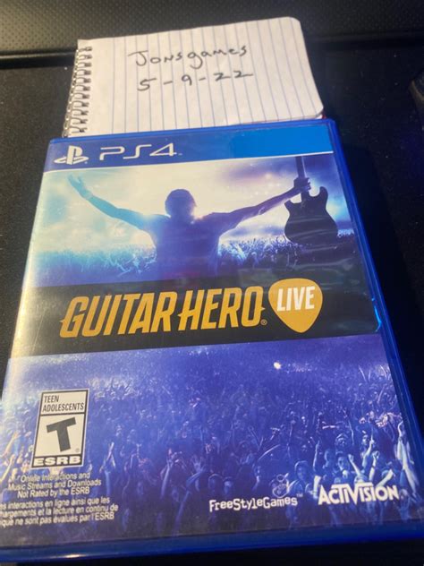 Guitar Hero Live Bundle Item Box And Manual Playstation 4