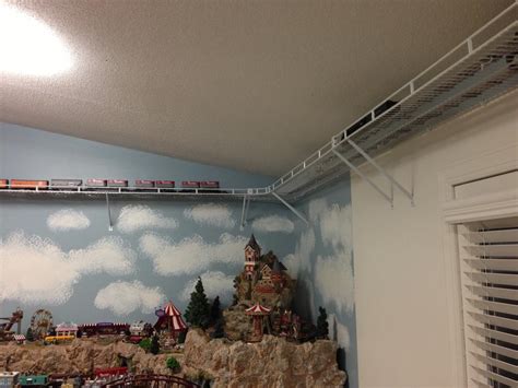 Model Railway Suspended From Ceiling Model Train Track Suspended From