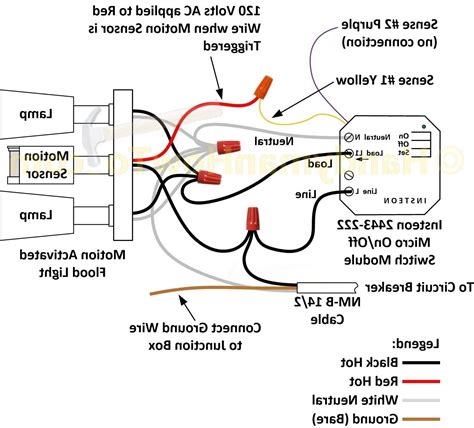 Motion Sensor Light Wiring Diagram Easy Wiring