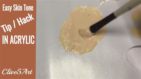 Mixing Flesh Tone Acrylic Painting How To Mix Match Skin Tones In