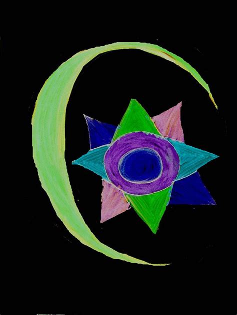 Green Moon Painting By Natalie Driskell Fine Art America