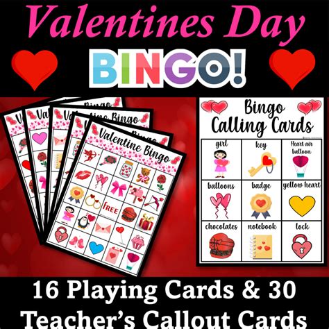 Valentines Day Activities Bingo Party Games Made By Teachers