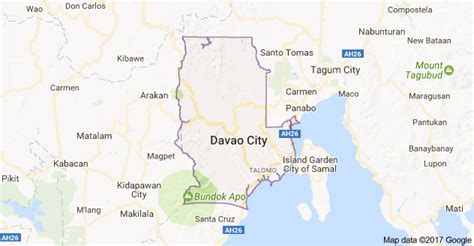 Davao City Philippines Map Davao City Location Guide Davao City Is