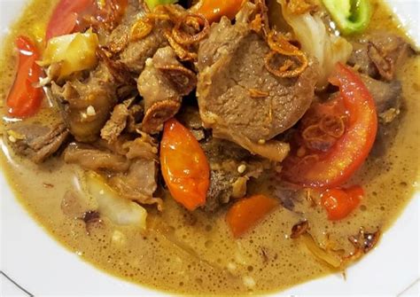 Cara membuat tongseng kambing dan pilih daging yang empuk. Resep Marak Lahma - Sup Iga Asam Manis Tomat Masakan Sup ...