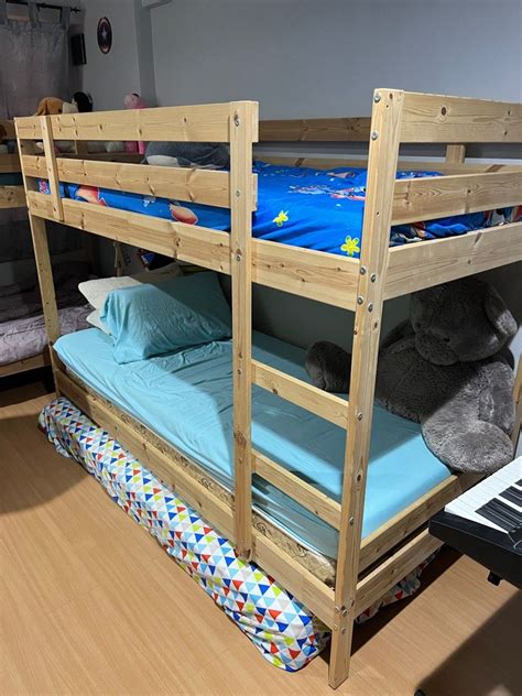 Ikea Mydal Bunk Bed Frame Pine 90x200 Cm Furniture And Home Living