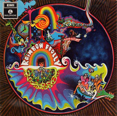 Rainbow Ffolly Sallies Fforth 1968 Iconic Album Covers Rock Album