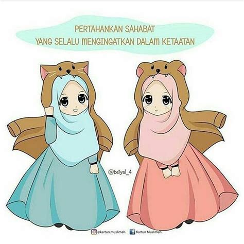 Gambar kata kata sahabat sejati selamanya, yang lucu dan tentang muslimah dan islami. Gambar Kartun Muslimah Bersahabat - Gambar Barumu