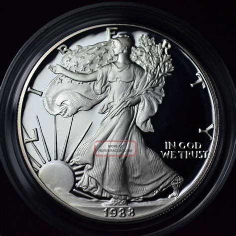 1988 S Proof Silver Eagle Packaging 6c85