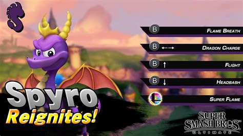 Super Smash Bros Ultimate Spyro Concept By Livingdeadsuperstar On