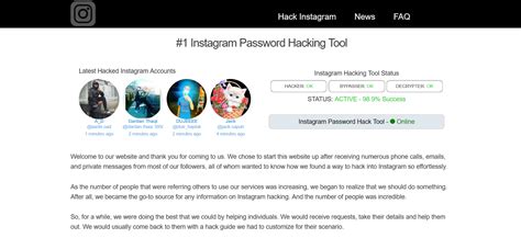 Instagram Password Hacking Tool