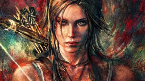 fantasy Art, Lara Croft Wallpapers HD / Desktop and Mobile Backgrounds