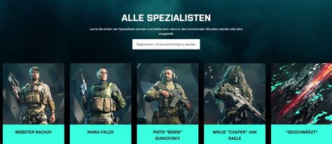 Battlefield 2042 Die Ersten 4 Spezialisten Vorgestellt