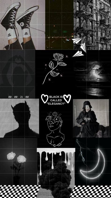 You can use any photo or downloaded image as wallpaper. Aesthetic black wallpaper by the_aesthetic_wall - 00 ...