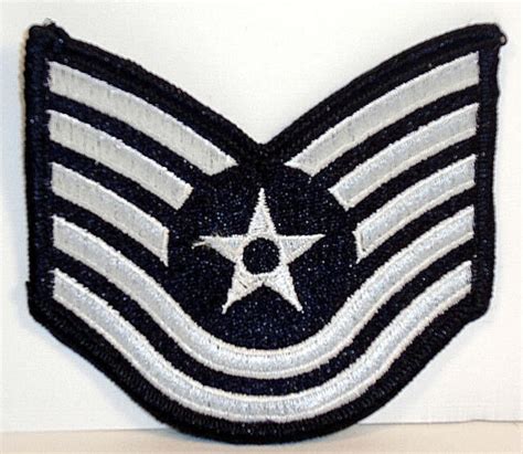 Usaf Us Air Force Female Technical Sergeant Chevrons Stripes Rank